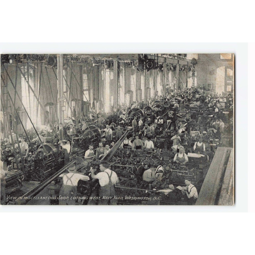 Vintage Navy Yard Washington DC Miscellaneous Shop Postcard I & M Ottenheimer